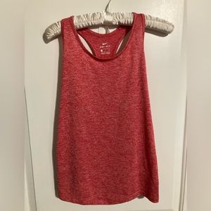 NIKE Dri-FIT Tank Top, Women, Salmon, Size S